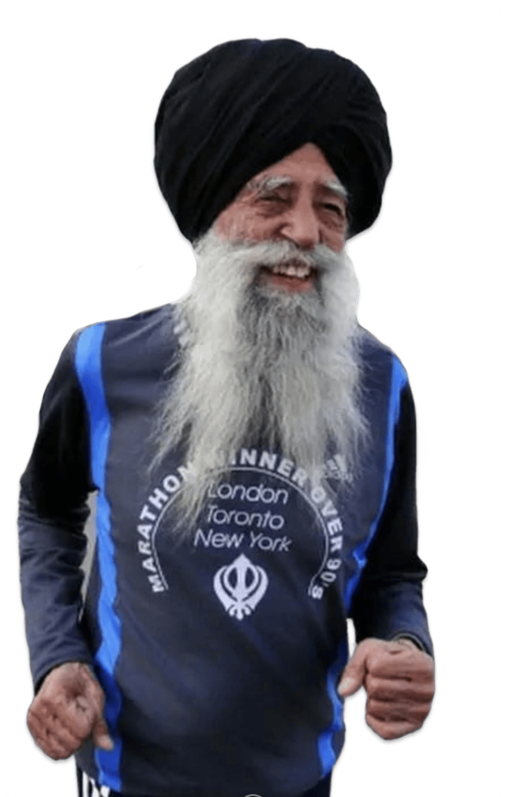 Fauja Singh, founder of Sikhs In The City